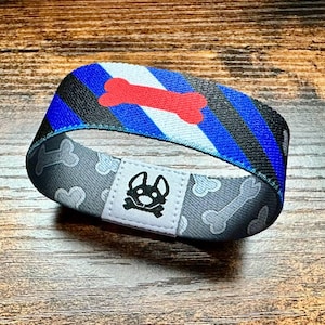 Pup Play Pride Elastic Wristband Bracelet