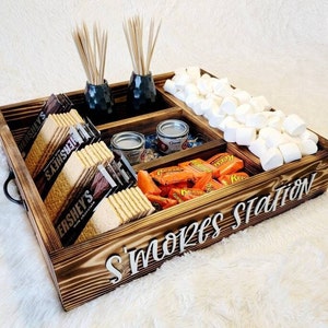 Smores Station For Parties, Weddings, Baby Showers, or Special Occasion