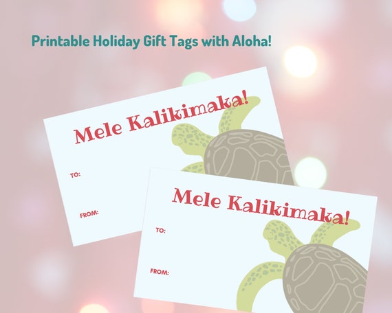 PRINTABLE INSTANT DOWNLOAD Christmas Gift Tag Holiday | Etsy
