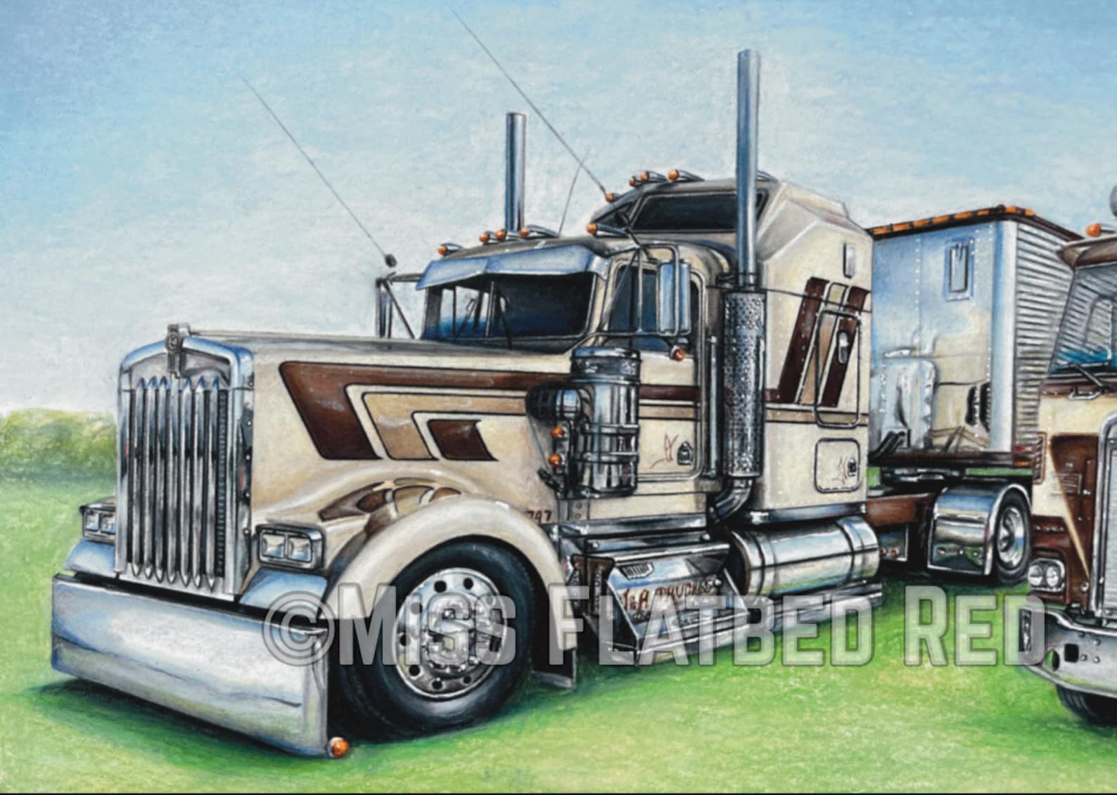 Truck Greeting Card - Etsy Canada