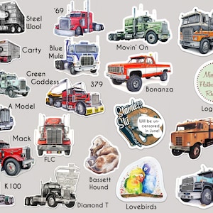 Truck stickers