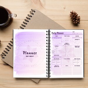 Purple Printable Planner - Daily/Weekly