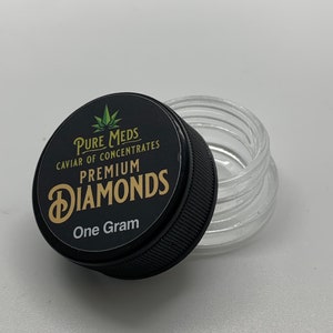 12 pieces 9ML Child Proof Storage Container  Clear glass w/ Concentrate label included. You choose the identification label