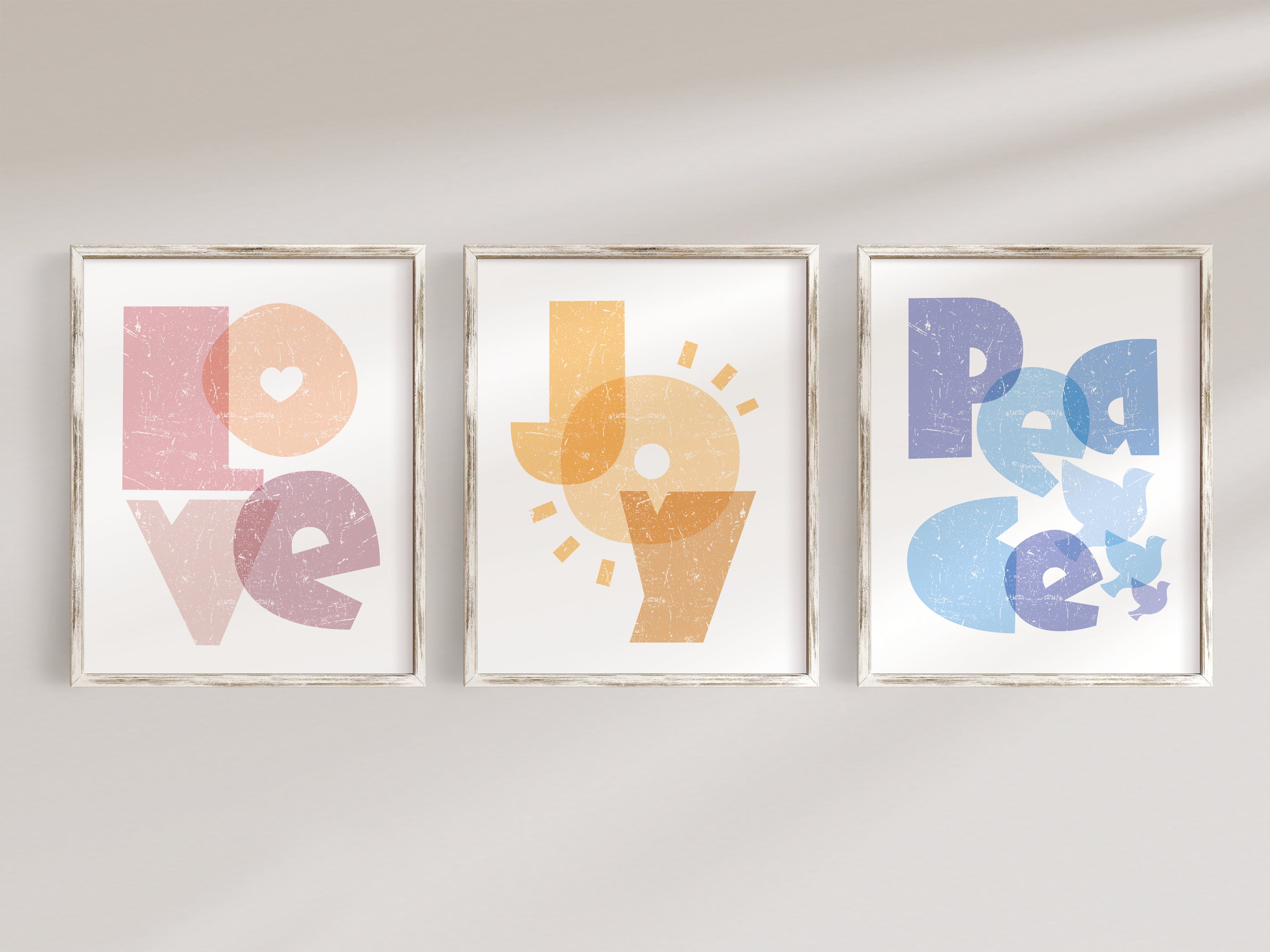 Fruit of the Spirit for Kids Set of 9 Wall Art, Nursery Bible Verse for ...