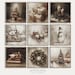 Christmas Winter Print Set Rustic Snowy Gallery Wall 10 Prints ...