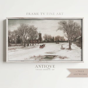 FRAME TV Winter Verschneite Landschaft | Weihnachtsdekor | Digitaler Download | 0563_TV