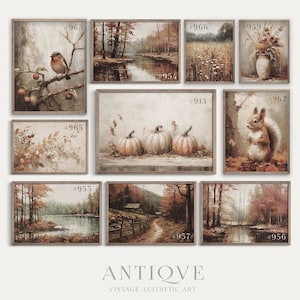 Autumn Print Set | Earthy Fall Rustic Gallery Wall | 10 Prints ...