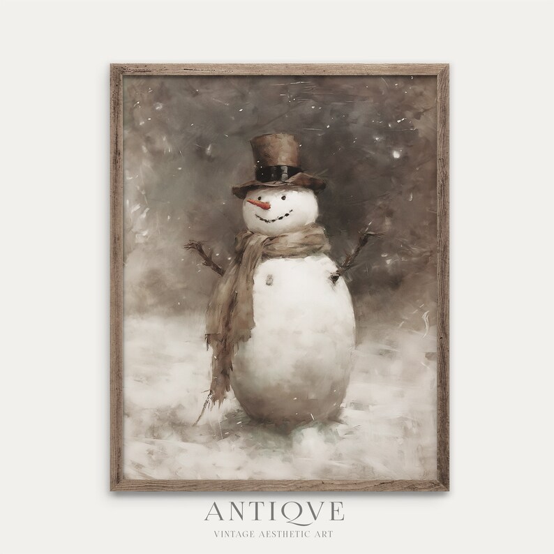 Conjunto de impresiones invernales / Galería de pared con nieve navideña sutil / 10 impresiones / Descarga imprimible / S70 imagen 5
