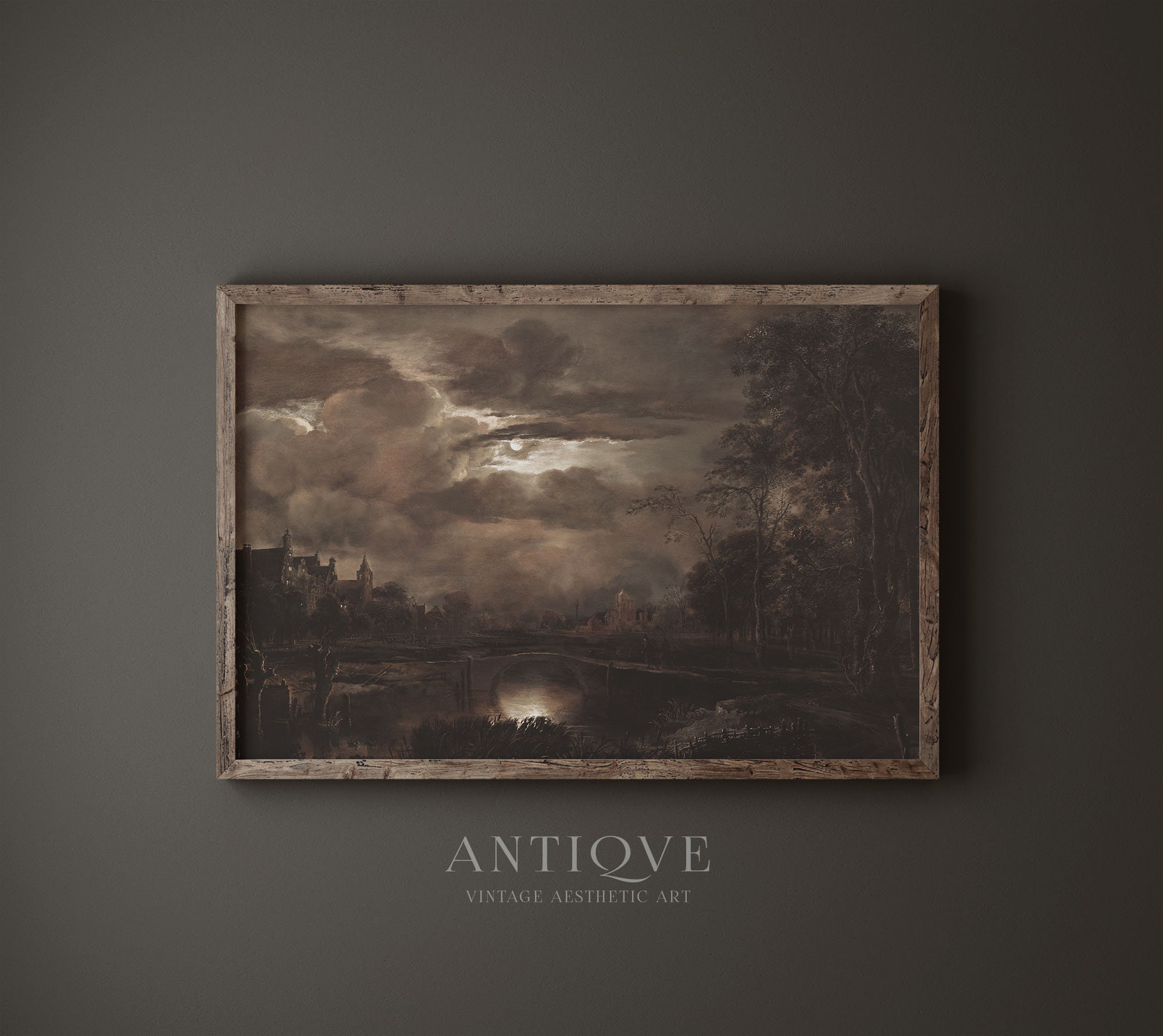 Vintage Dark Academia Gallery Wall | Print Set 9 Prints | Moody Gallery ...