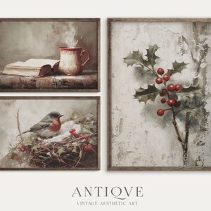 Christmas Winter Print Set | Rustic Snowy Gallery Wall | 10 Prints ...