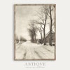 Christmas Winter Print Set Rustic Snowy Gallery Wall 10 Prints ...