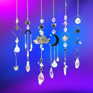 Crystal prism sun catchers (silver)
