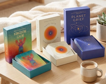 Therapist Essentials: Erdung, Trauer und Kids Calm Card Decks Bundle