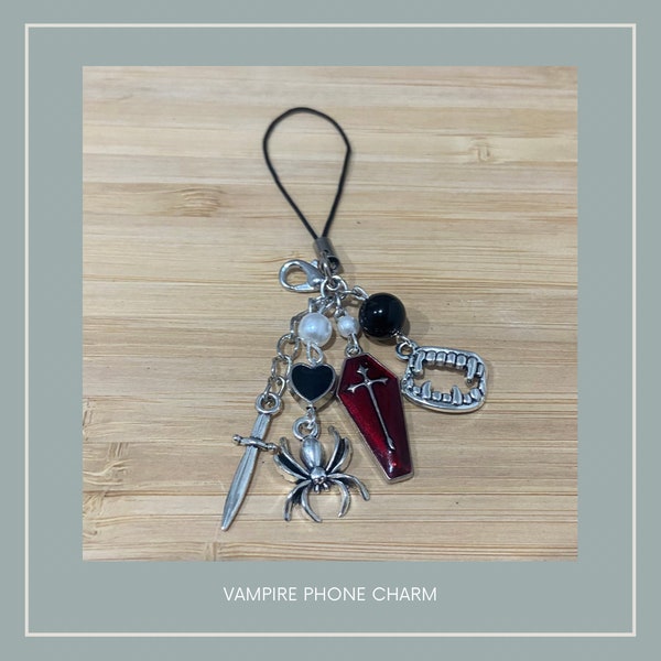 Vampire Phone Charm