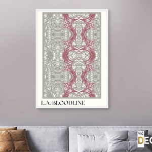 L.A. Bloodline living room print urban luxury geometric wall decor art work digital download shades of inspirational posters