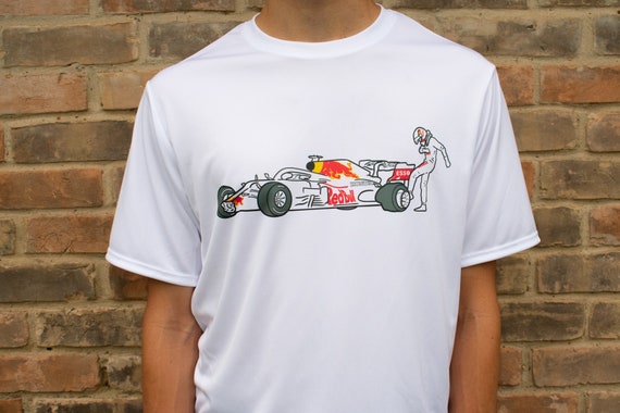 Max Verstappen Formula 1 Shirt Tire Kicking Shirt F1 