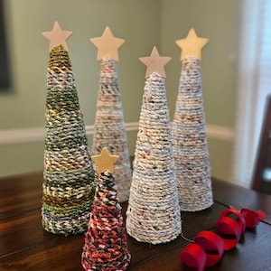 Fabric Twine Christmas Tree