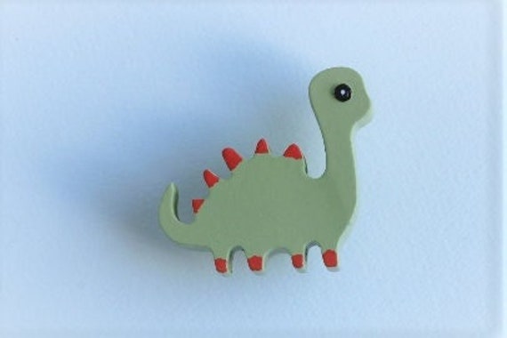 Bouton Poignée de Meuble Tiroir en Relief Dinosaure Bois Décoration Chambre Enfant Idée Cadeau Desig