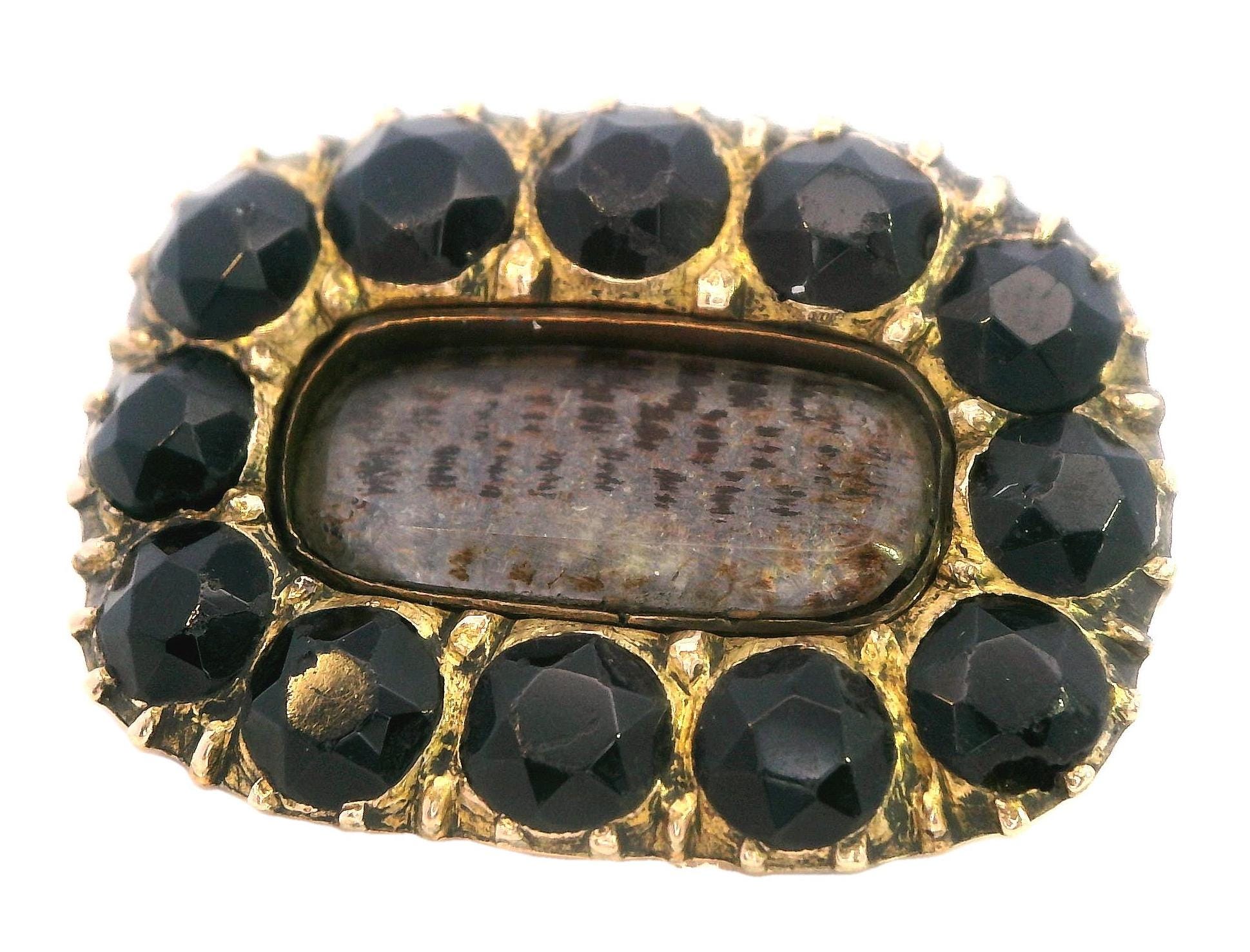 ブローチ③　水晶　ローズカット　ジョージアン ブローチ③ 水晶 ローズカット ジョージアン ガーネットと水晶の下に