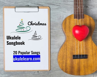 Christmas Songs Chord Book | 20 Christmas Carol Ukulele Arrangements in Printable Format