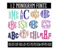 Embroidery monogram design bundle, bx font, machine embroidery, monogram bundle font, embroidery machine, pes font, jef font, multi sized