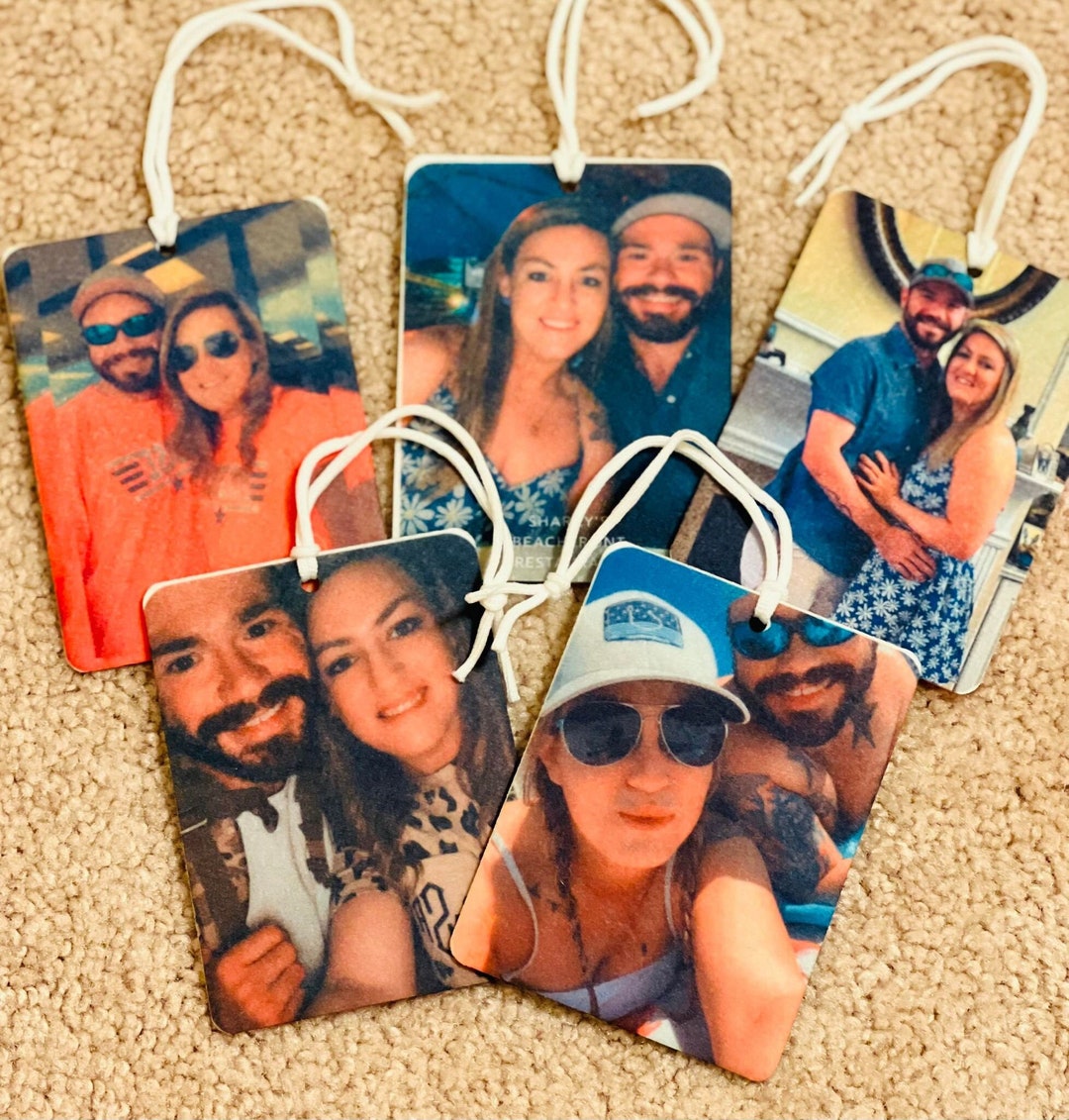 Custom Photo Air Fresheners Personalized Car Fresheners Etsy