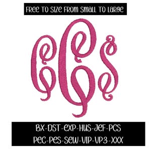 Embroidery monogram design bundle, bx font, machine embroidery, Heirloom monogram font, embroidery font, pes font jef font, multi sized