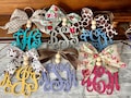Car Monogram, Wood Car Charm, Wooden car charm, Wood car monogram, Car Initials, Rear view mirror monogram, Car Charm Initial, wood monogram