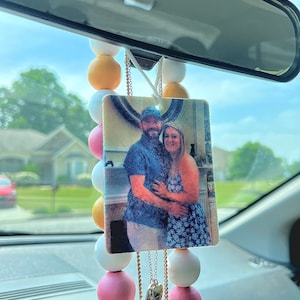 Personalized Photo Car Air Freshener: Custom Felt Scent Freshener