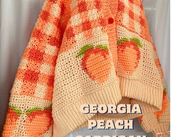 Georgia Peach cardigan pattern