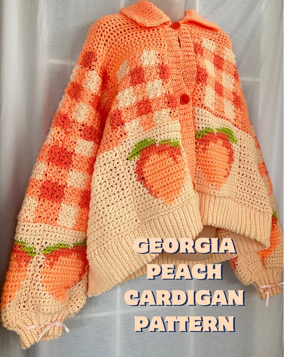 Peach color cardigan best sale