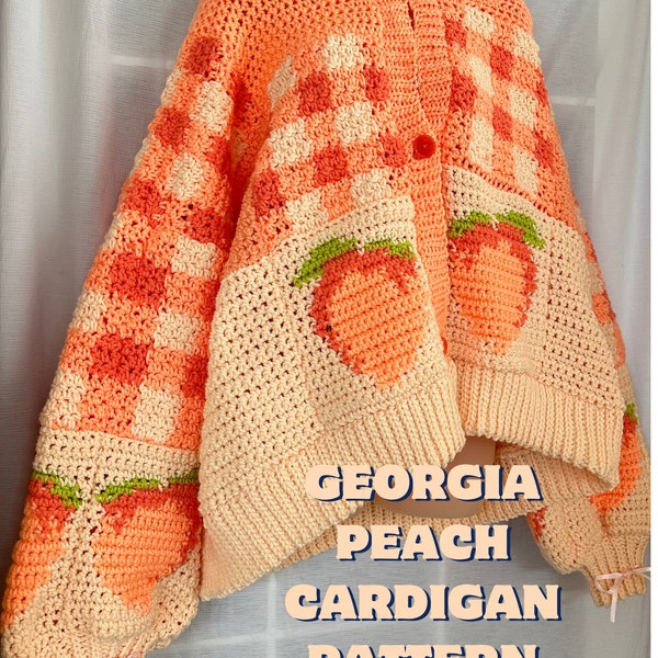 Georgia Peach cardigan pattern