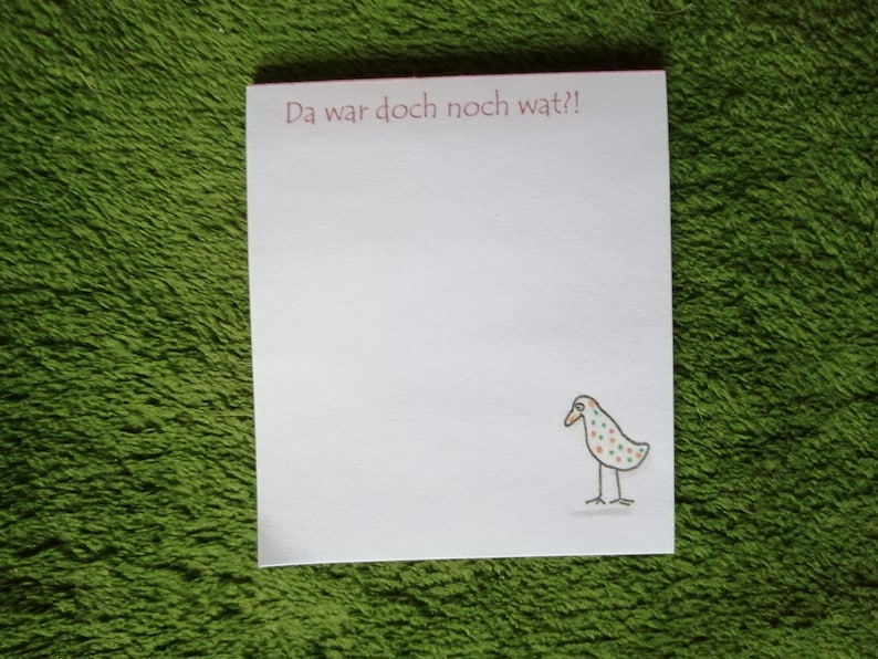 Notepads Da war doch noch wat