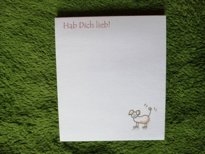 Notepads Hab dich lieb