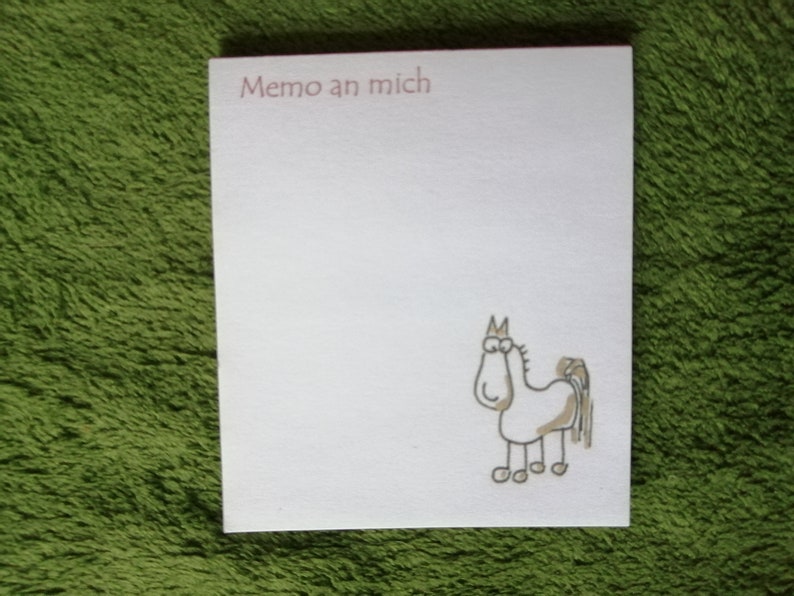 Notepads Memo an mich