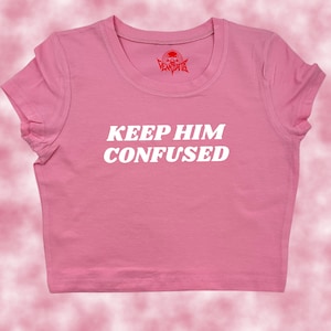 Behalten Sie ihn verloren Crop Top | witzig bauchfrei | Y2K Bauchfreies Top | Baby T-Shirt | Süßes Crop Top