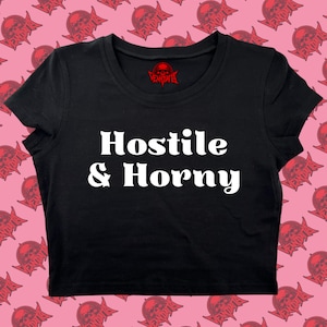 feinseliges & geiles Crop Top | witzig bauchfrei | Y2K Crop-Top | Baby T-Shirt | Süßes Crop Top