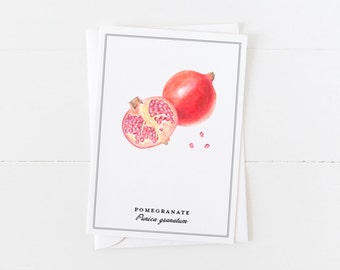 Granatapfel Grußkarte