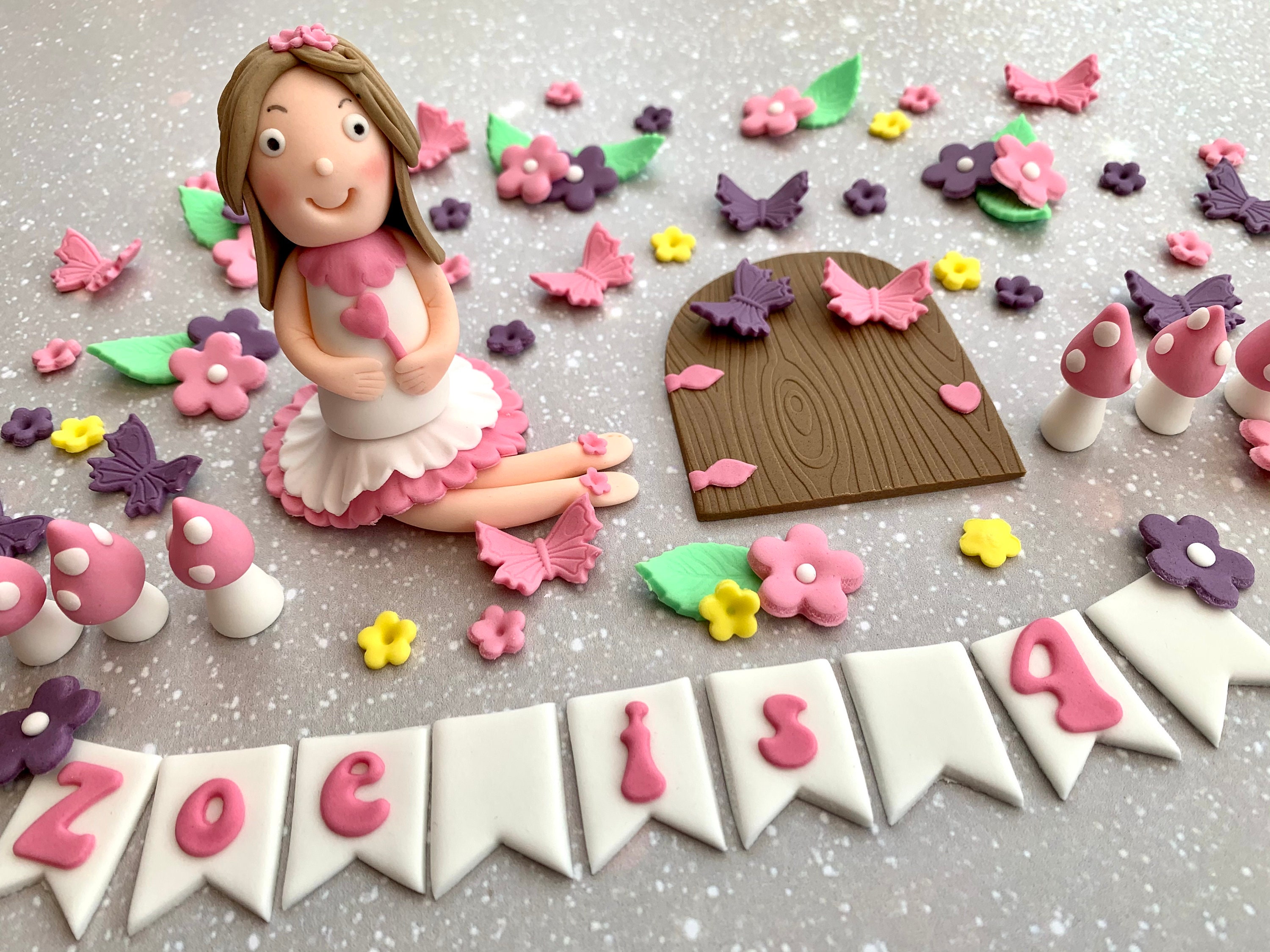 Fairy Cake Topper Fairytale Birthday Party Cake Decoration Magical  Fairydust Cake Topper 