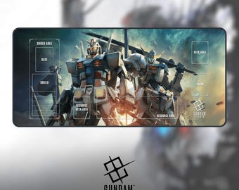 ガンダム・バルバトス MTG プレイマット: アニメ TCG カードゲーム