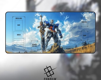 ガンダム・バルバトス MTG プレイマット: アニメ TCG カードゲーム