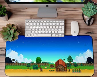 Stardew Valley Desk Mat: Rustic Farm-Themed Gamer Accessories