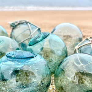 Palline In Vetro Murano Set 6 Palle Di Natale Colore Turchese In Vetro - Foto 13