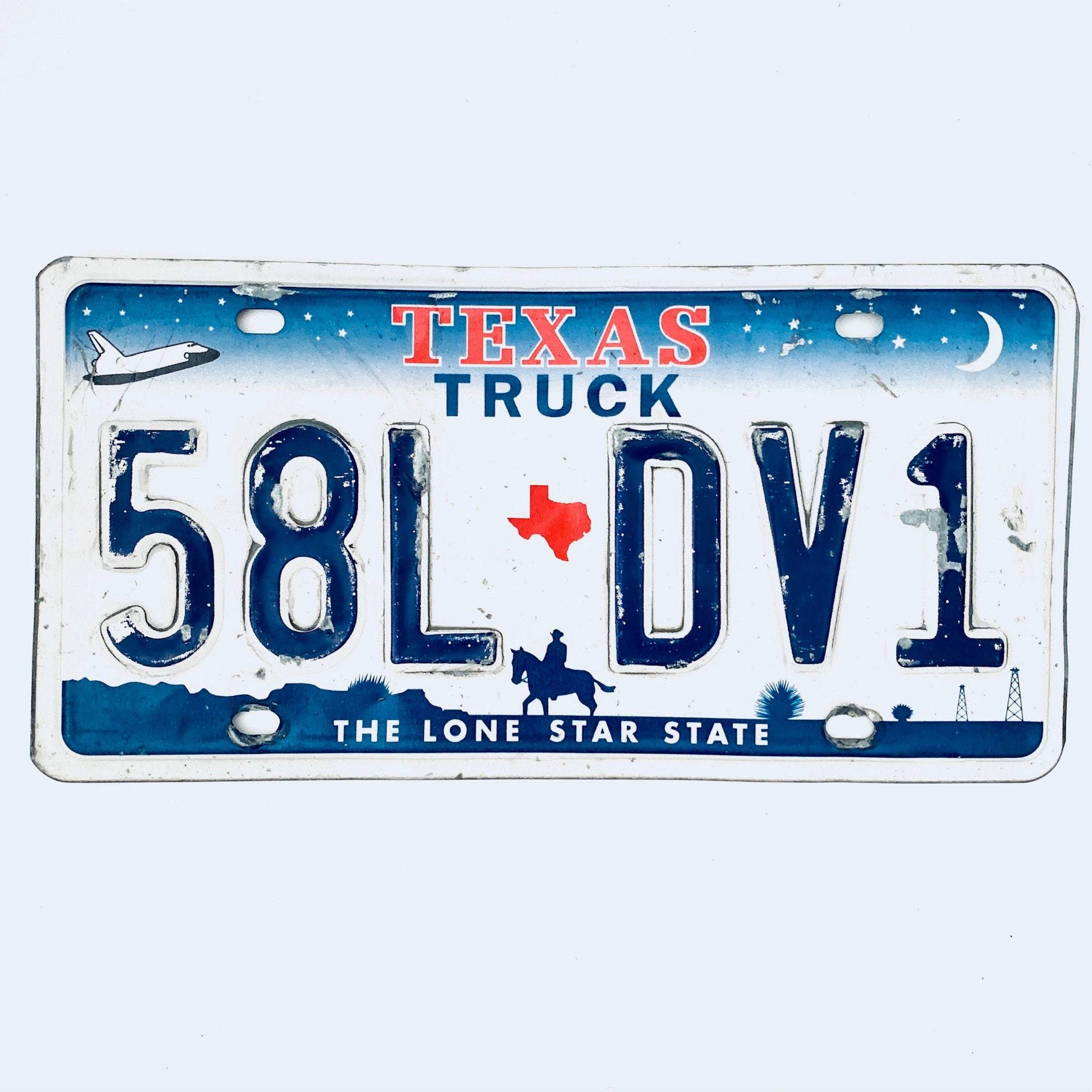 United States Texas Lone Star Truck License Plate 58L DV1 Etsy