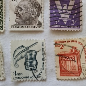 vintage rare stamps bundle