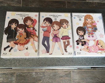 The Idolmaster - Cinderalla Girls Theater - Blu-ray - Season 1, Vol.1-3, Episodes 1-13. MFXG-004, MFXG-005, MFXG-006. (2017)