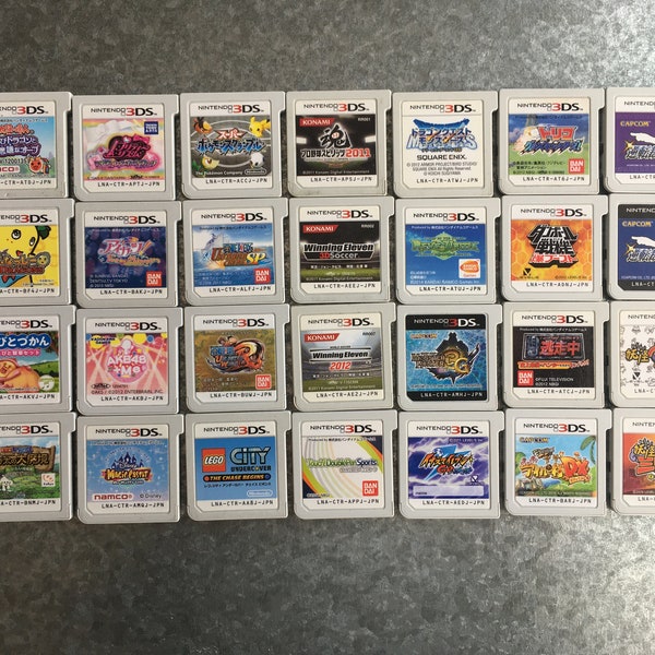 Nintendo 3DS Games from Japan. Pick from list. Operation Confirmed. Plastic case included. Japan Import ** U.S. Seller **