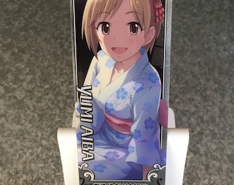 Yumi Aiba | The Idolmaster Cinderella Girls | Starlight Stage | Rare Collectible Plastic Trading Card | Bandai | 2228536 | No. 15