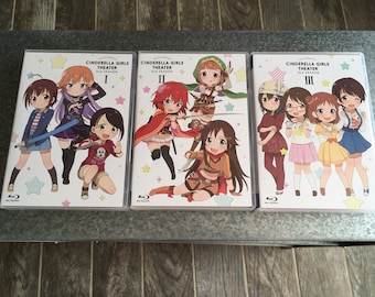 The Idolmaster - Cinderalla Girls Theater - Blu-ray - Season 2, Vol.1-3, Episodes 14-26. MFXG-007, MFXG-008, MFXG-009. (2017-2018)