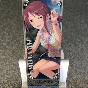 Miyu Mifune | Idolmaster Cendrillon Girls | Scène Starlight | Carte à collectionner en plastique rare à collectionner | Bandaï | 2217734 | N° 18